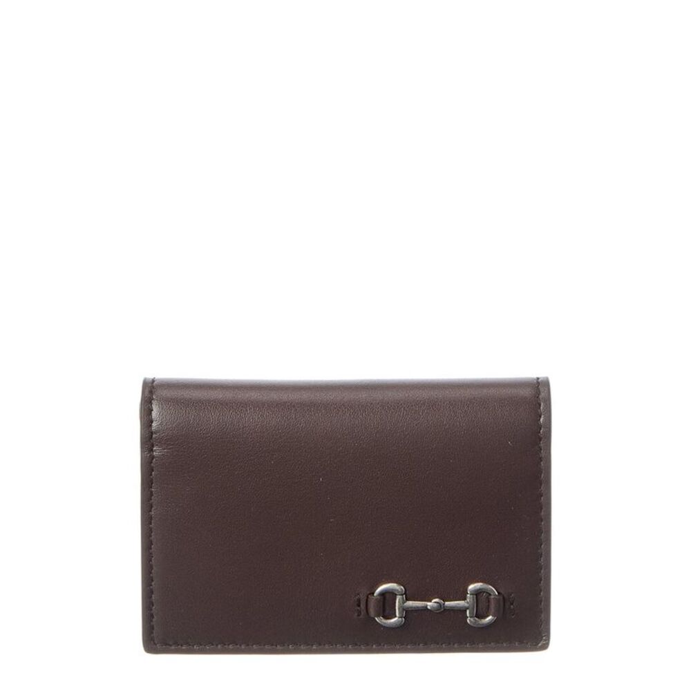 Gucci Horsebit Leather Wallet, Brown